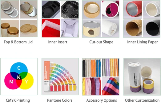 ជម្រើសផ្ទាល់ខ្លួនផ្សេងទៀតនៃការវេចខ្ចប់ក្រដាសដែលបានបោះពុម្ព។