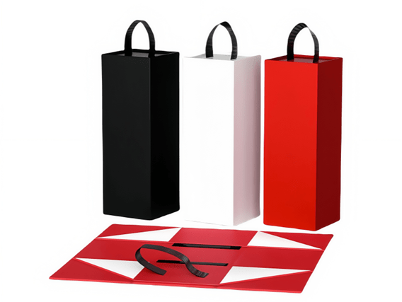 Brugerdefineret papirfoldet vinkasseemballage.