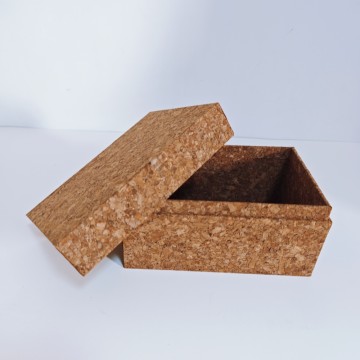 Customized high quality eco friendly cork paper box packaging