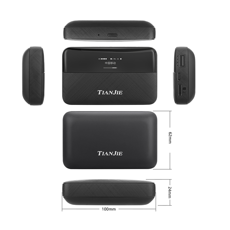 TIANJIE MF905C Pro 4G LTE Карманная Энергия Мобильная WiFi MiFi SIM-Карта Маршрутизатор Точка Доступа-product