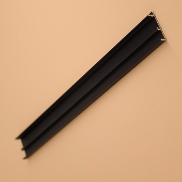 Profilé de cadre de miroir en aluminium brossé anodisé au design tendance pour cadre métallique