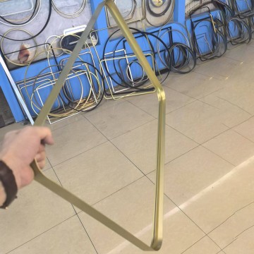 لوحة لمس LED مؤكسدة من الألومنيوم باللون الذهبي والأسود والفضي