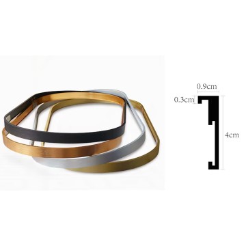 Durable LED Decorative Metal Aluminum Other Frame Barber Mirror Frame In Different Oval Shapes1