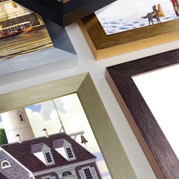 アルミ製ブラッシュ仕上げ長方形高品質ミラーフレーム