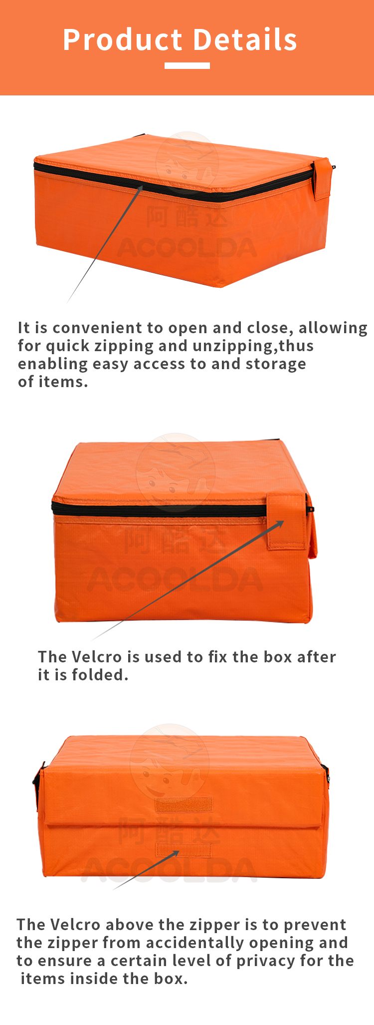 ACD-WL-040_logistics parcel delivery box bag_orange_product details_2.jpg