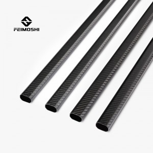 3K Twill Octagon Hollow Tube из углеродного волокна