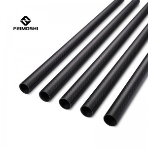 Real pure 3K carbon fiber tube From FMS composite material