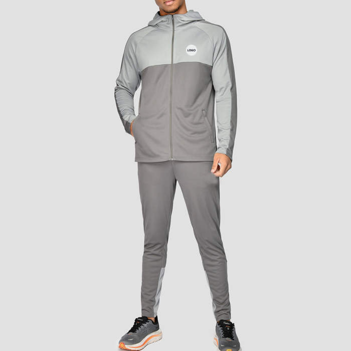 Custom Winter School Uniform Design Wholesale Men Plain Fleece Tracksuits Sportswear