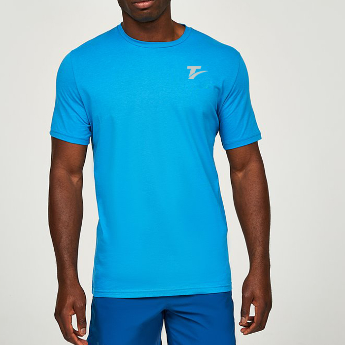 Bulk Custom Heat Transfer Printed Anti-Pilling Quick Dry Fitness Polyester T Shirt Men