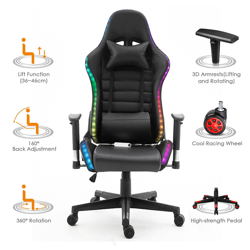 СИД RGB OEM&ODM Компьютерные Гонки Игровое Кресло01clp