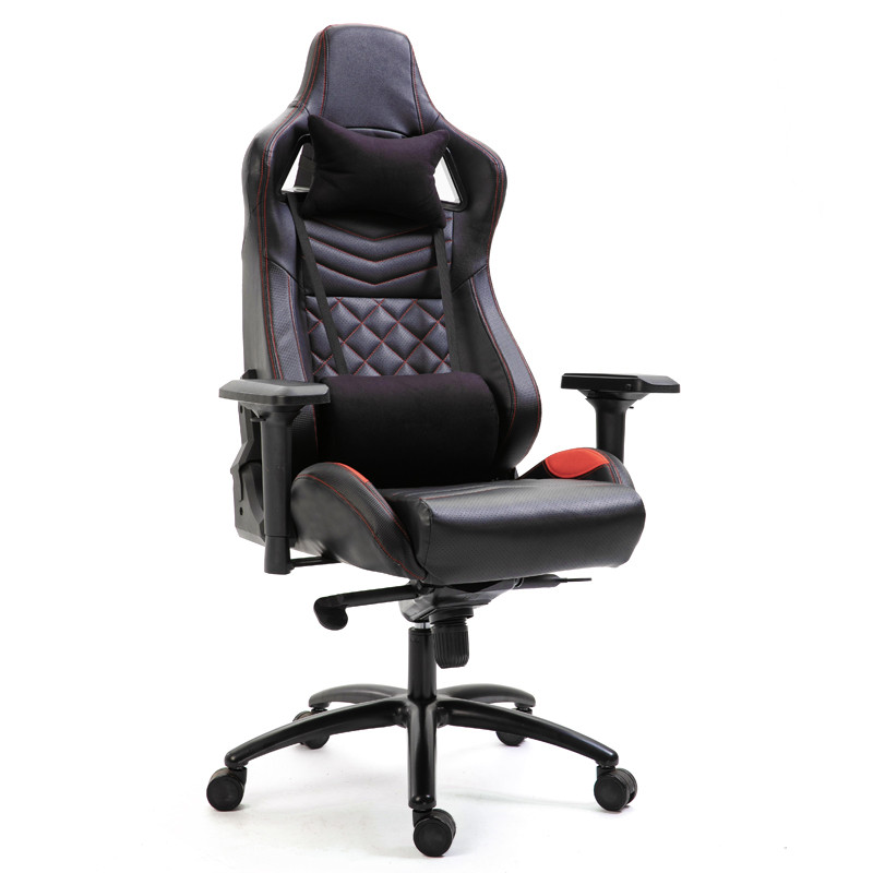 Modern High Back Ergonomic Black Leather Swivel Computer Gaming Chair06zc1