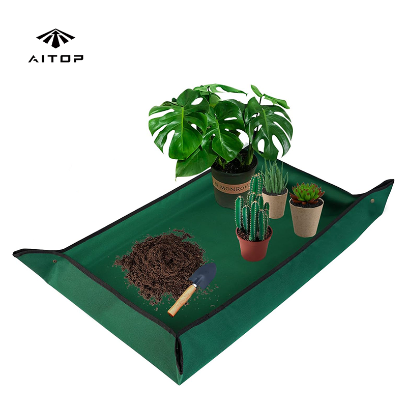 Home Planting Mat Repotting Soil Mat Waterproof Oxford Gardening Mat