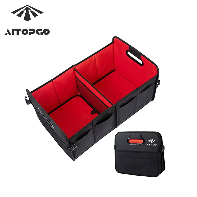 Factory Custom Oxford Folding Car Trunk Storage Organizer