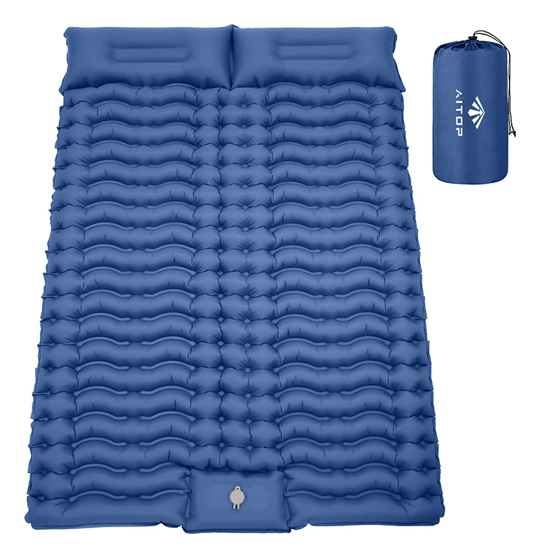 Thickened Outdoor Lightweight TPU Double Inflatable Mattress Inflatable Sleeping Pad