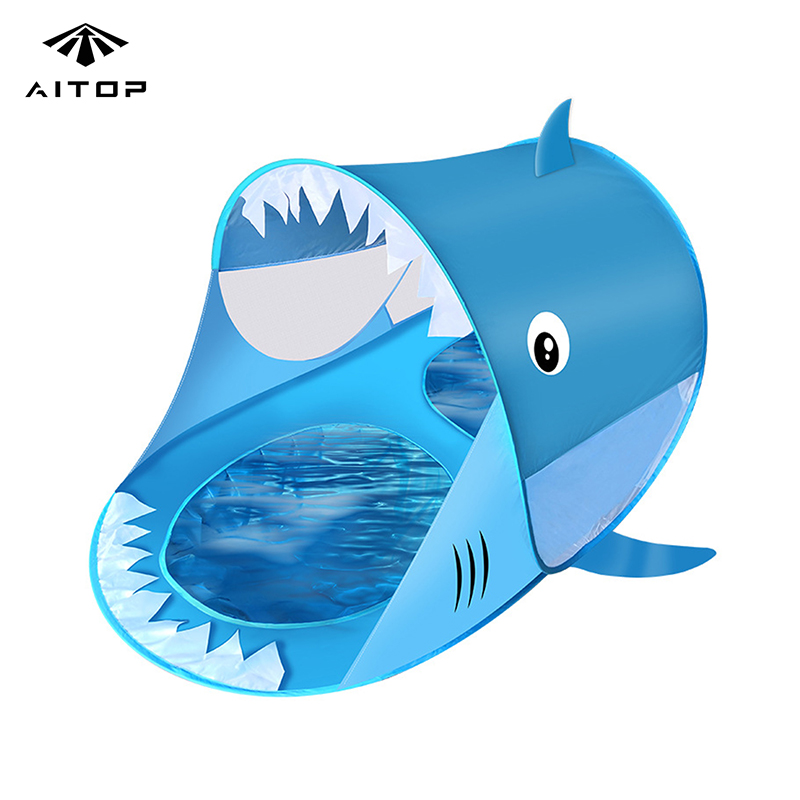 Two Person Pop Up Shark Shaped Children Tent