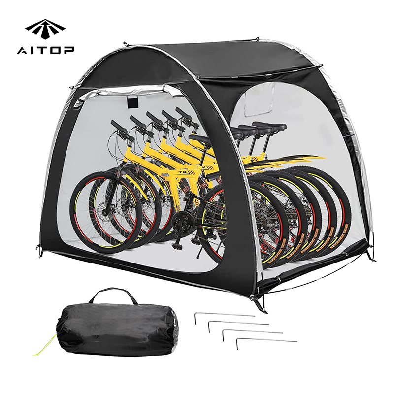 Large Space Multifunctional Waterproof and Sunscreen Bicycle Shed