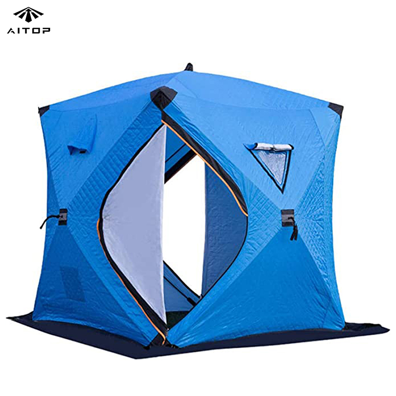Custom Outdoor Insulated Pop Up Thermal Tent Ice Fishing Shelter