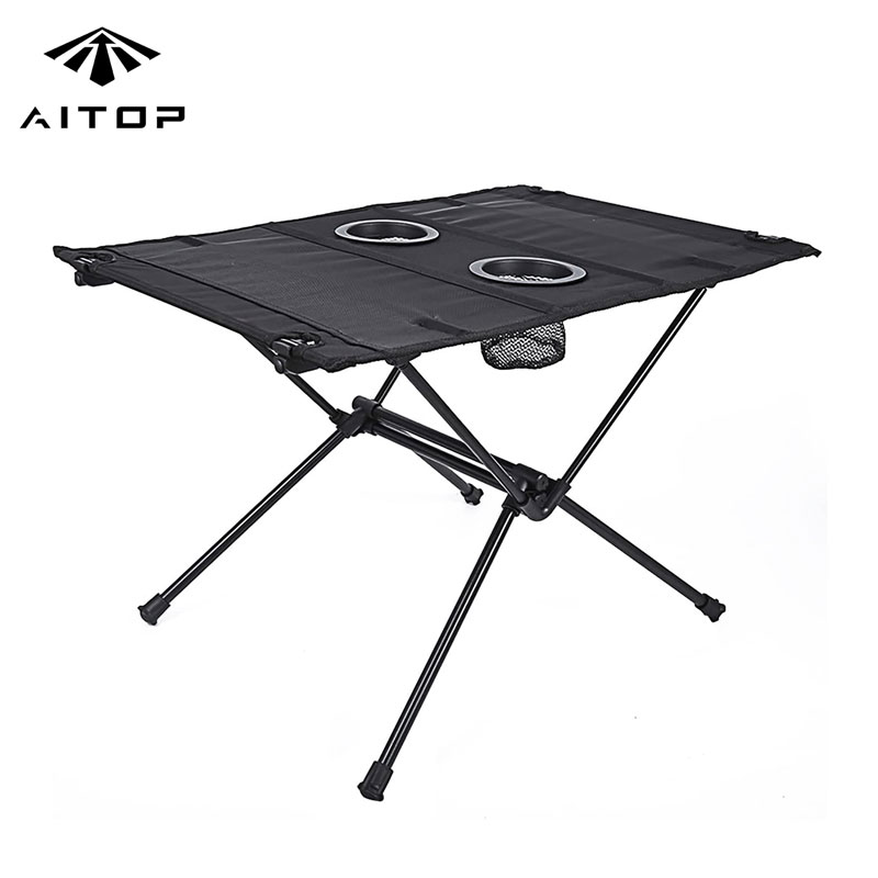 High Quality Aluminum Material Backpacking Folding Camping Table