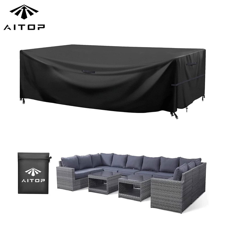 600D Thicker Oxford Fabric Oversize Out Door Patio Sofa Cover 