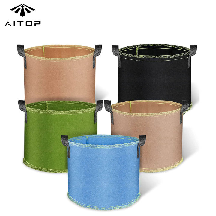 Factory Supply 10 Gallons Non-woven Plant Vegetable Grow Bag