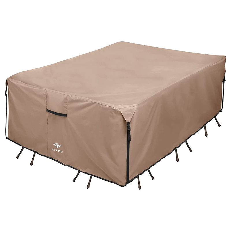 600D Canvas Waterproof Outdoor General Furniture Patio Table Cover 