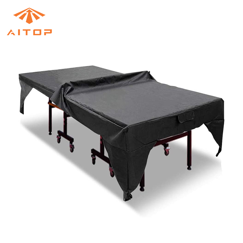 Outdoor Black Waterproof Sunscreen Table Tennis Table Cover