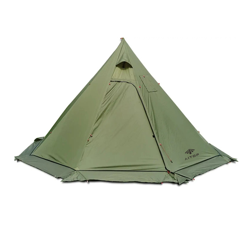 Teepee Tent / Tipi Tent - with Fire Retardant Stove Jack for Flue Pipes