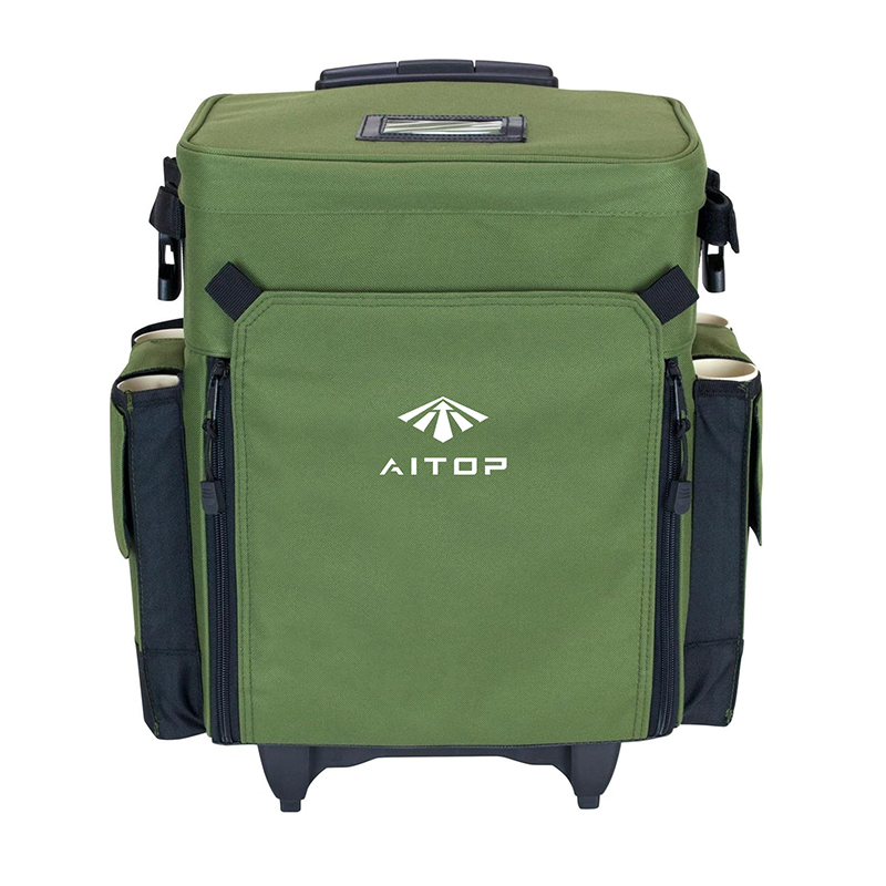 Aitop Outdoors Rolling Tackle Box with Wheels