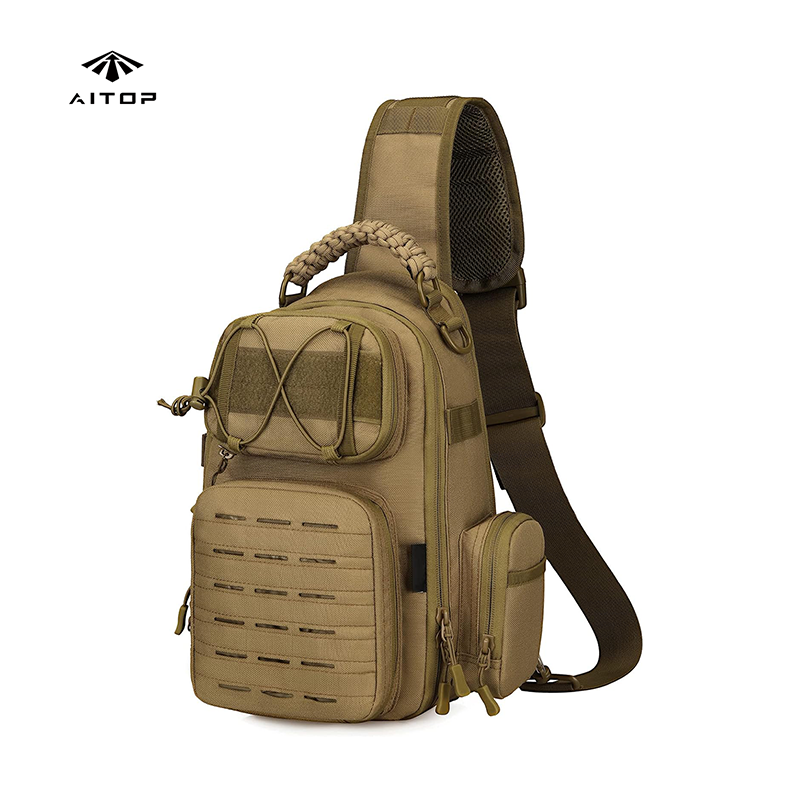 Outdoor Sport Backpack Fishing Tackle Bag Single Shoulder Tactical Bag