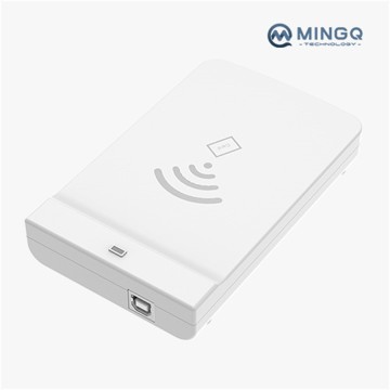 USB Compact Desktop RFID Scanner GRU-D100 for Card Management