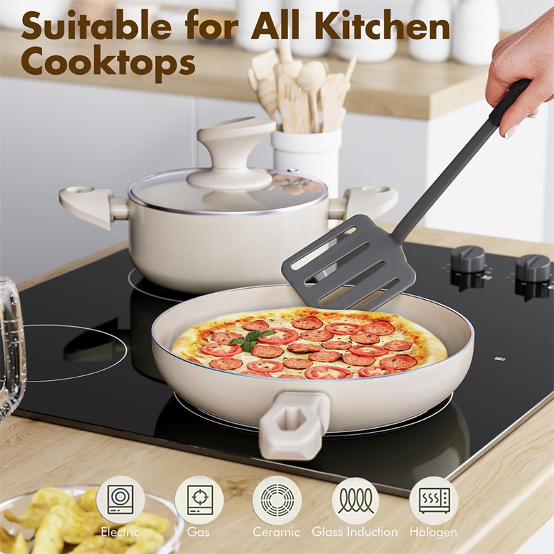 Introducing our three-piece nonstick aluminum fryi07h3j