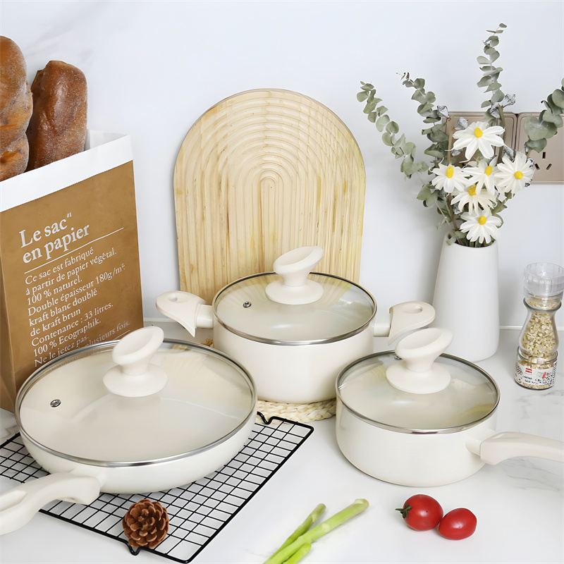 Introducing our three-piece nonstick aluminum fryi083yc
