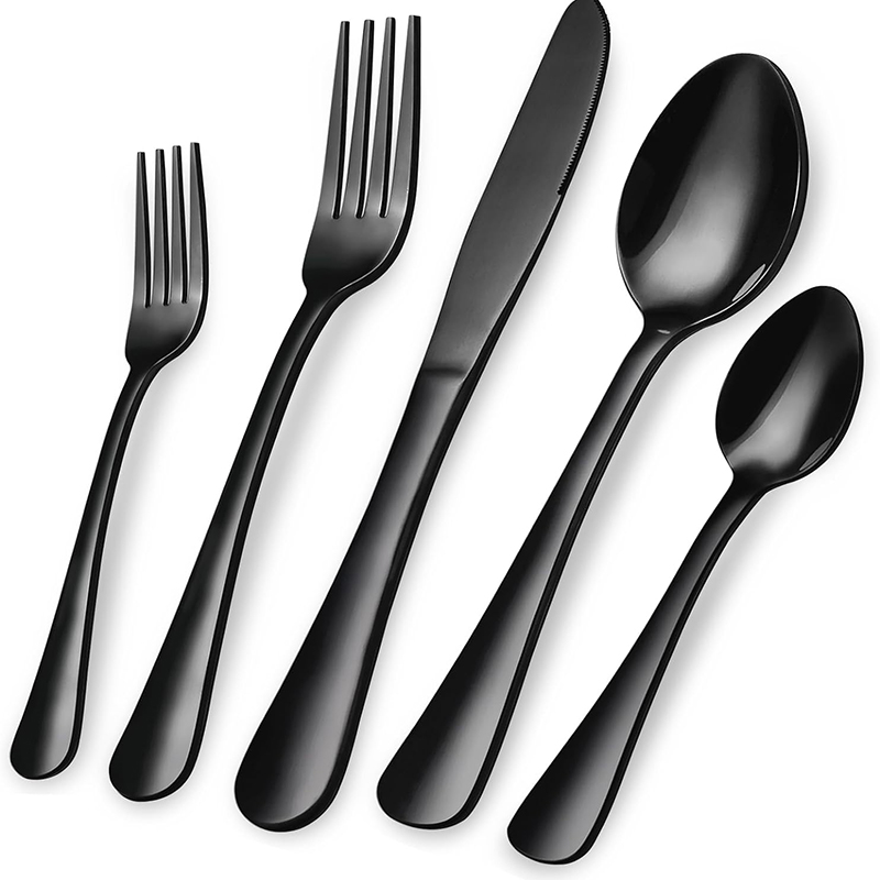 2023 20-Piece Silverware Set Forks Spoons Knives Cutlery Set