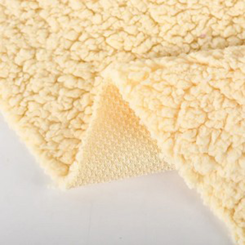 Sherpa Fleece Lining Shu Velveteen Low Pile Plush Faux Fur Fabric (3)6as