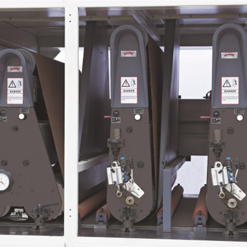 three sanding frame