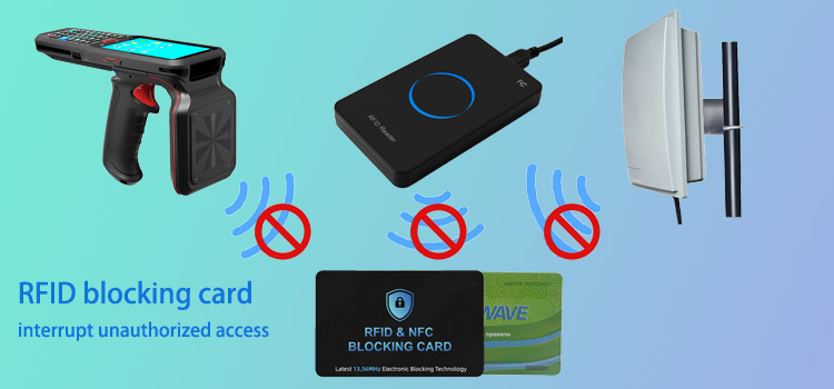 RFID-blocking-card-interrupt-unauthorized-access