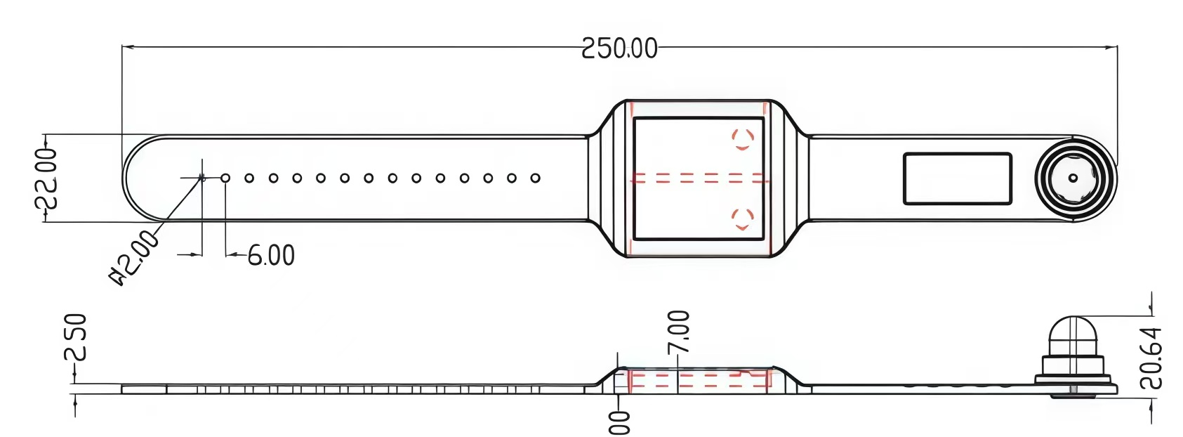 RFID Tamper-proof silicone wristbands