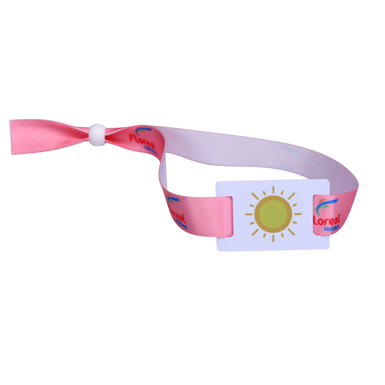 RFID disposable fabric wristbands for events