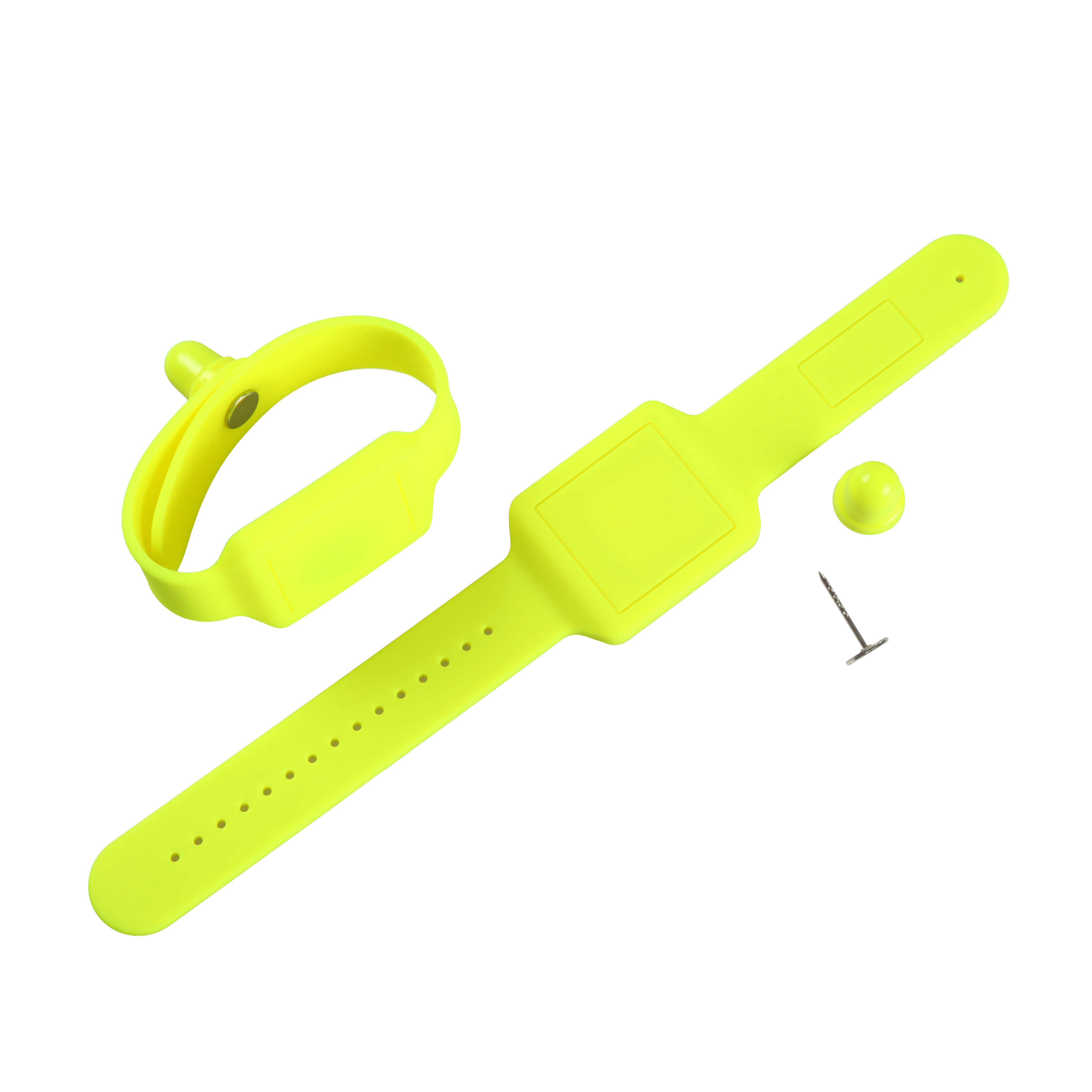 Recyclable RFID anti-tamper silicone wristband