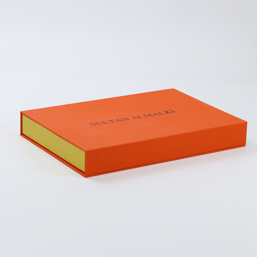 Rigid Cardboard Gift Paper Box With Card Insert Packaging