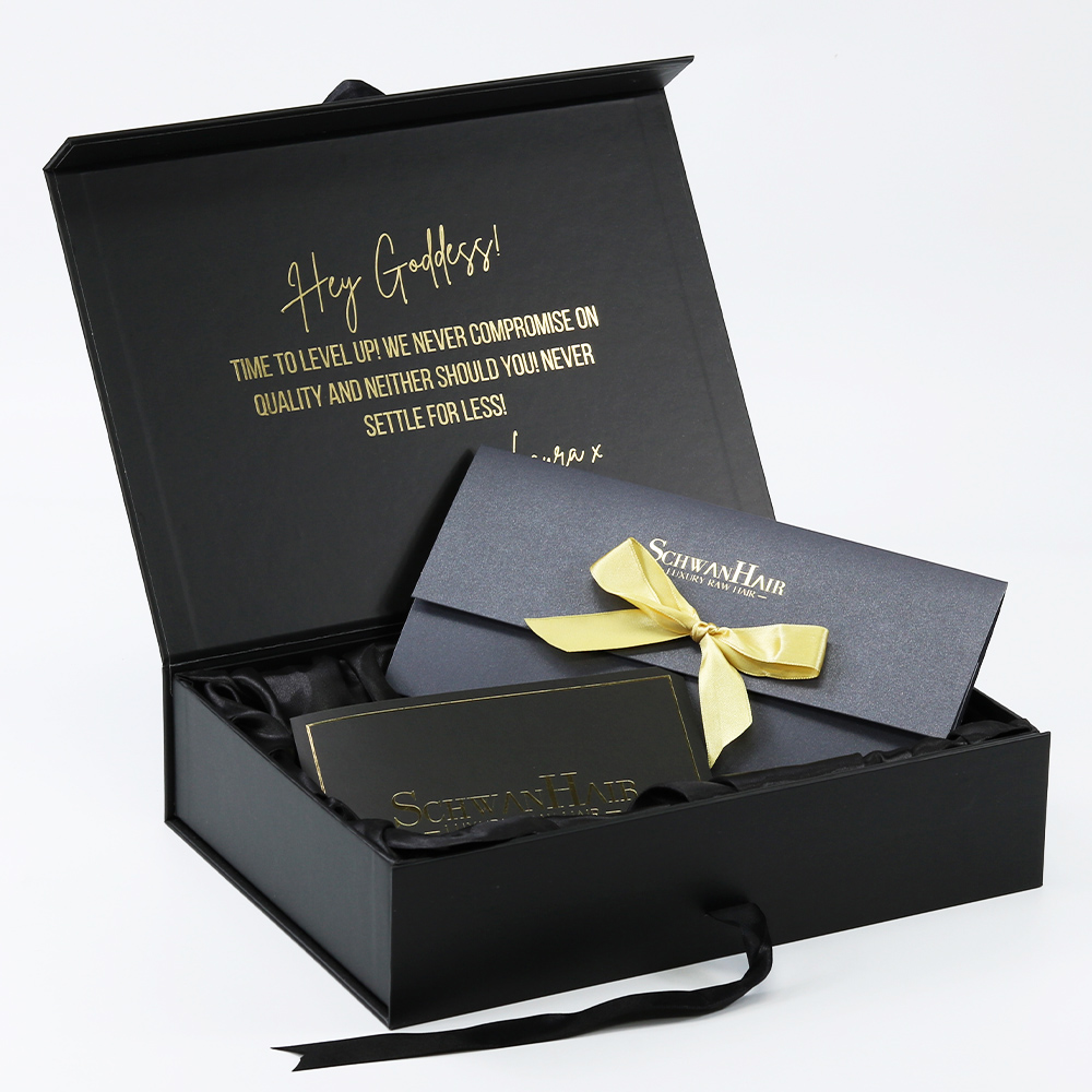 Custom Gift Paper Box With VIP Card Envelope