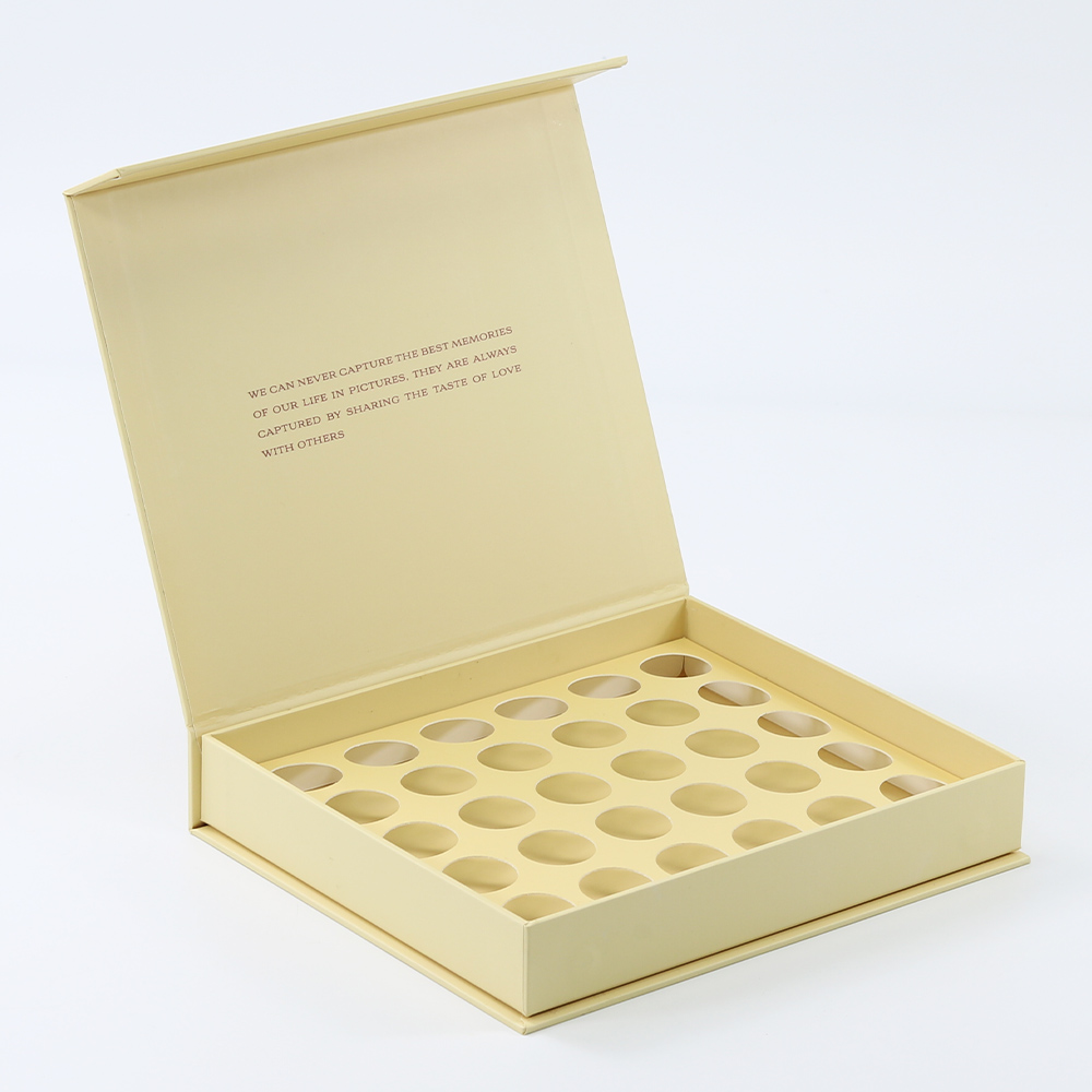 Luxury Rigid Gift Paper Box With Card Paper Insert For Chocolate