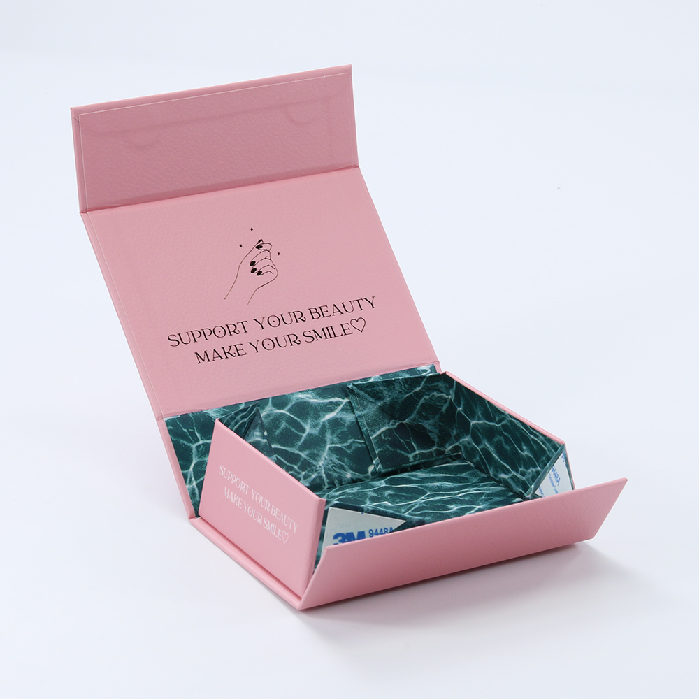 Collapsible Rigid Gift Paper Box For Nail Oil Jar Packaging