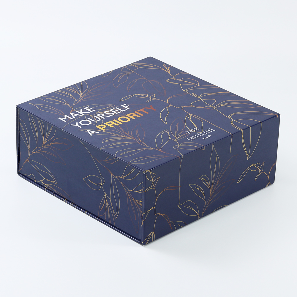 Foldable Custom Rigid Glossy Packaging Gift Paper Box