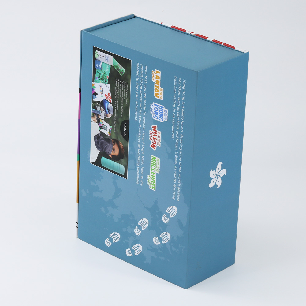 Folding Rigid Paper Box For Custom Hiking Gifts Set Packaging