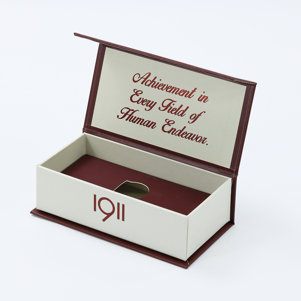 Custom Tie Packaging Gift Paper Box With Card Insert