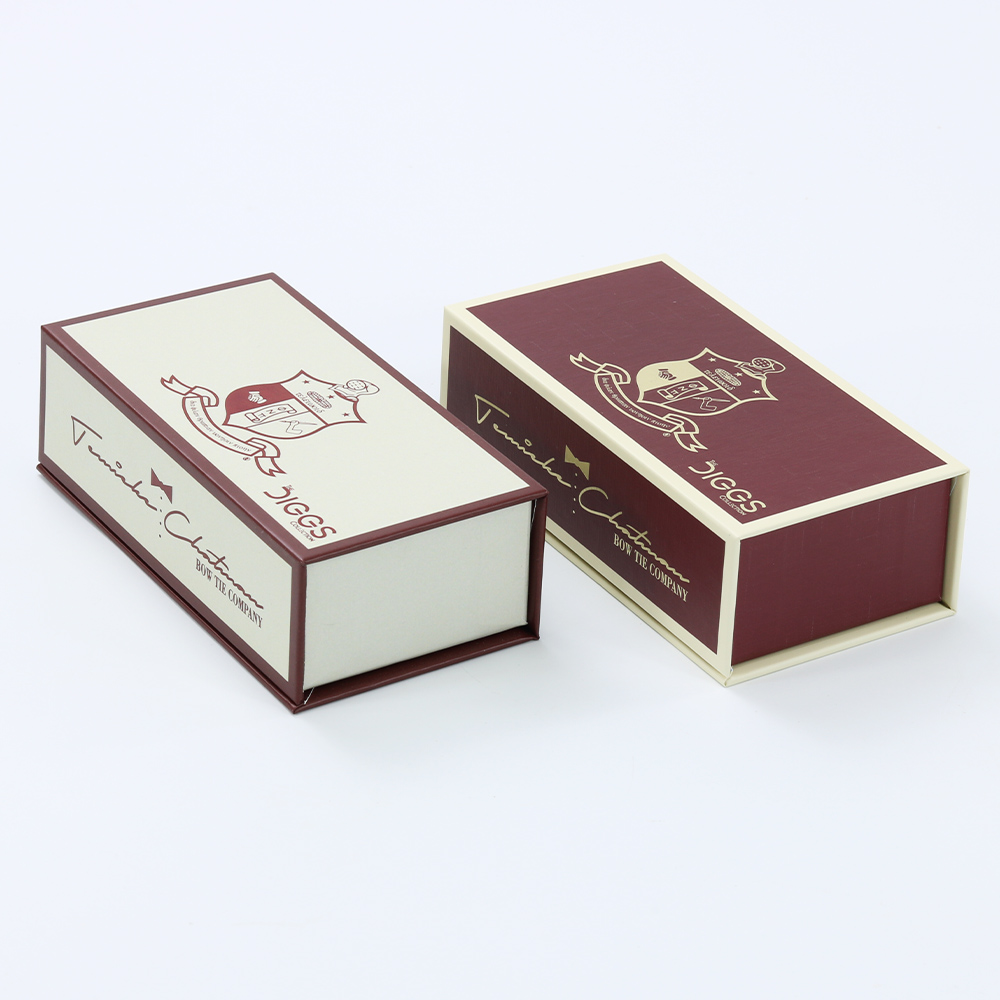 Custom Tie Packaging Gift Paper Box With Card Insert