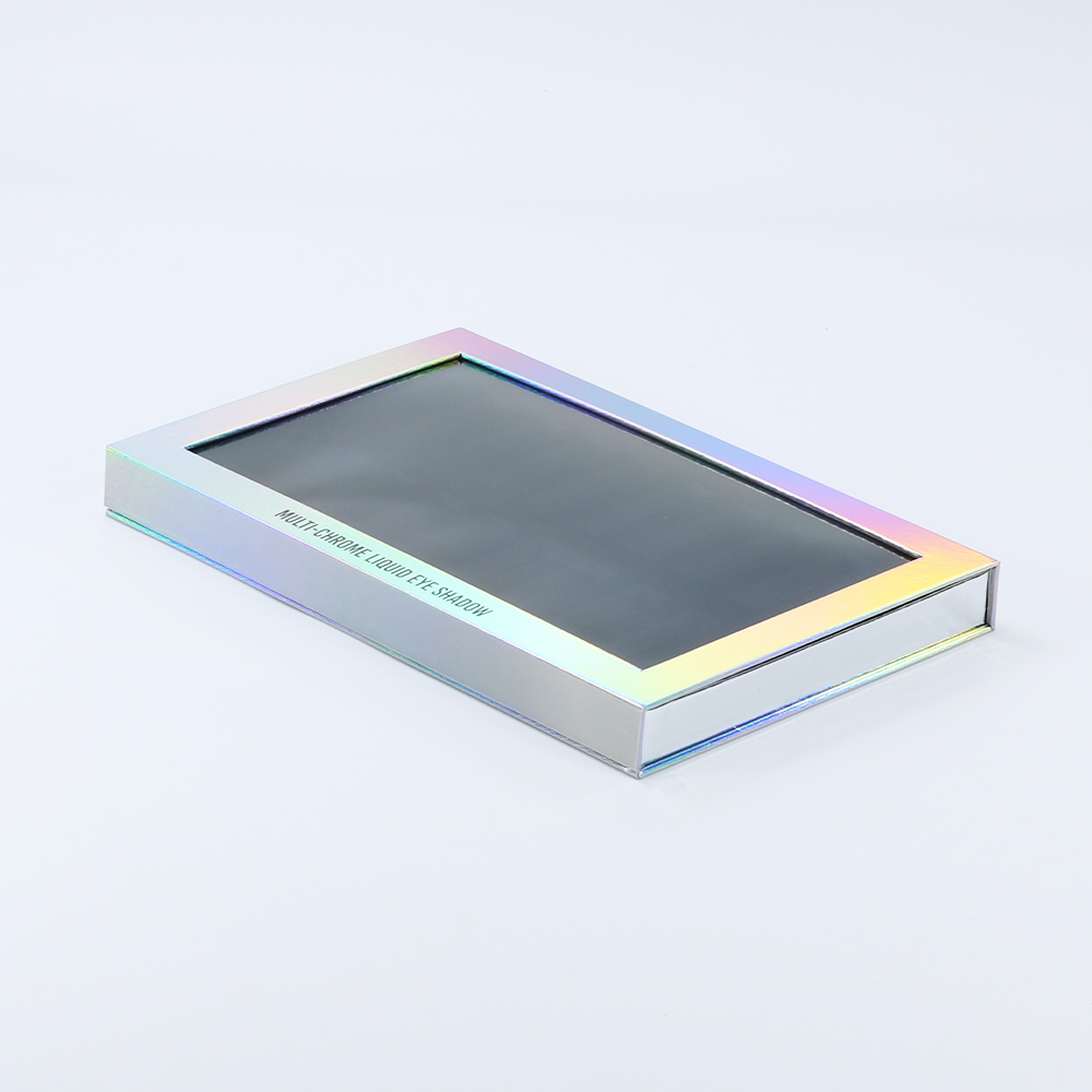 Holographic EyeLash Packaging Gift Box With Clear Window