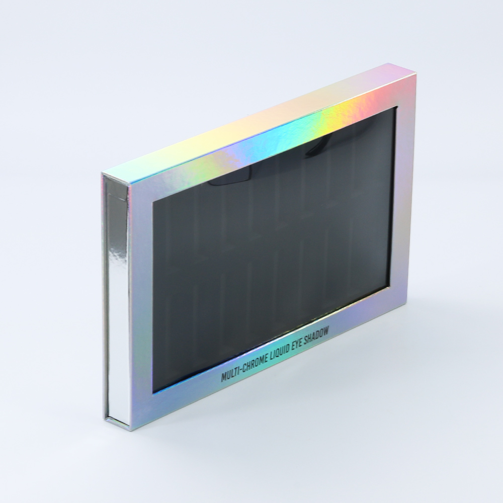 Holographic EyeLash Packaging Gift Box With Clear Window