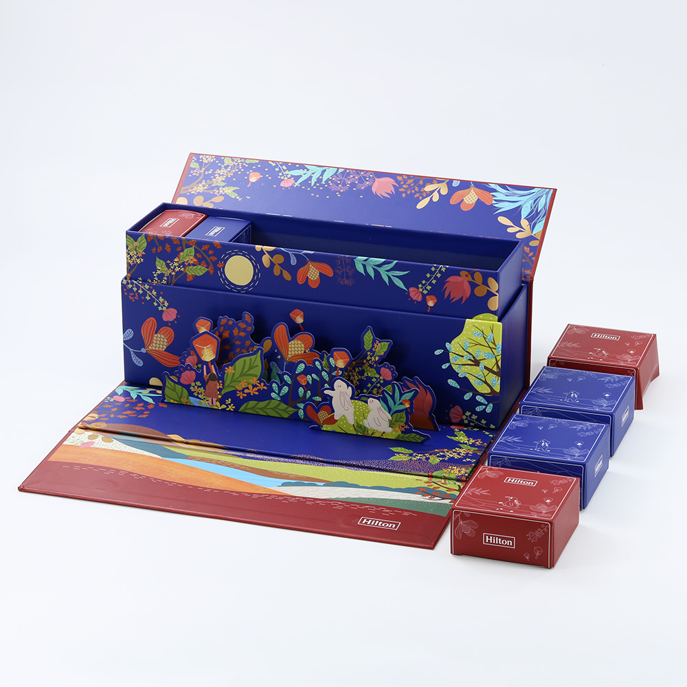Luxury Double-Door Magnetic Mooncake Box